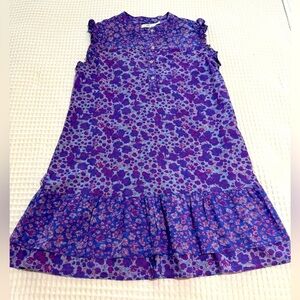 Vineyard Vines purple floral drop waist dress - Size 10